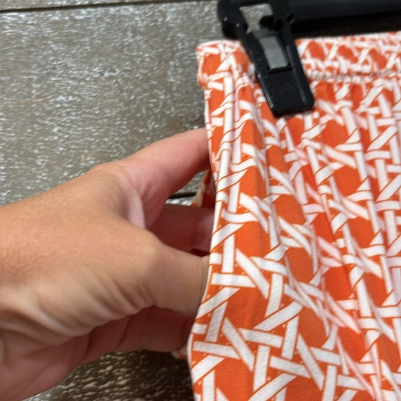 PIYAMA Orange and White pajama lounge set size XS - Picture 10 of 13